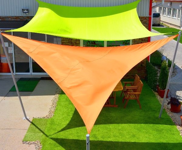 Sun sail orange 3,6x3,6 m 160g/m2
