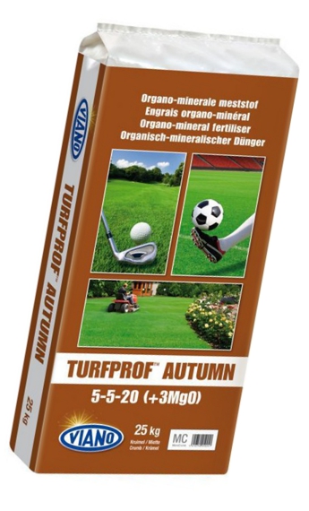 Viano Turfprof Autumn organic lawn care 5-5-20 25 kg
