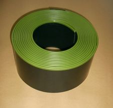 Bed rail 10mx15cm with green border (ABS)