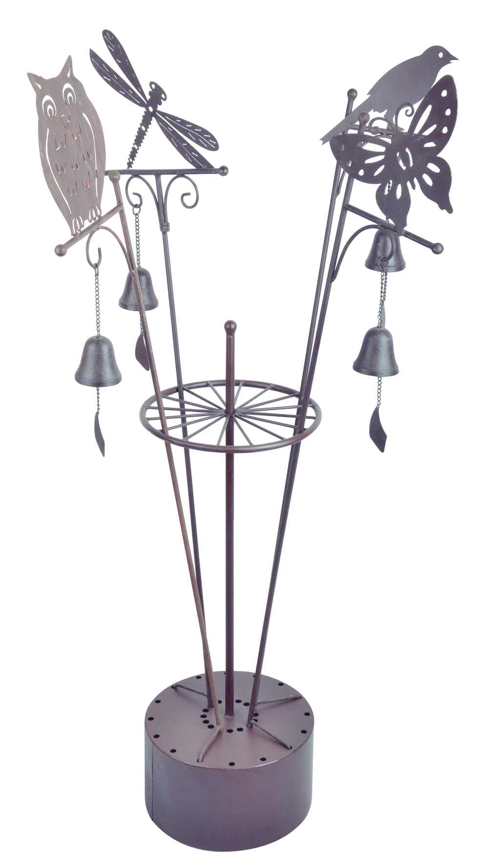 Decorative metal pierceable animal cages with bell Bellmet