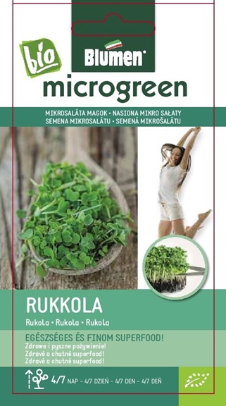 Micro salad seeds BIO Arugula Flowers 40 g