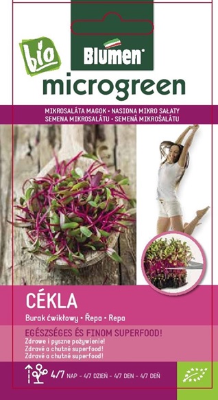 Micro salad seeds BIO Beetroot Flowers 18 g