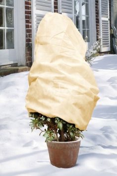 Winter blanket with braid, beige 50cmx1 m 50g/m2 3 pieces
