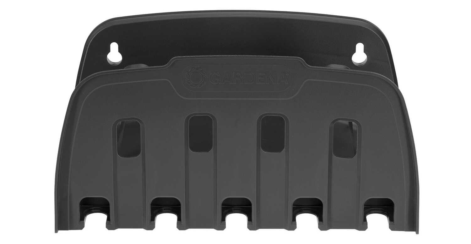 Wall-mounted hose holder