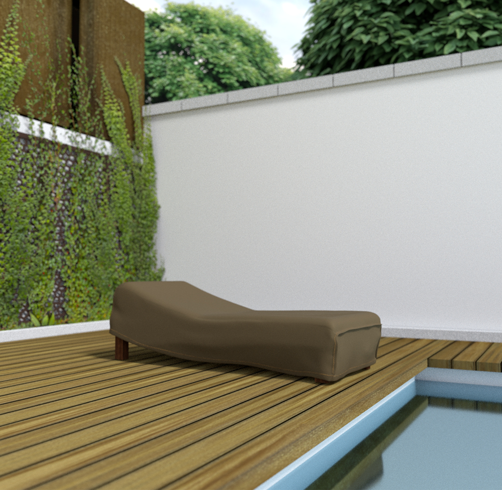 Garden furniture cover for garden deckchair Covertop 200x80x40 cm