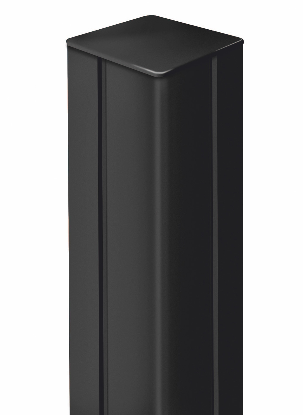 Aluminium post for fixing Mosaic/Privat panels Alupost grey 215 cm