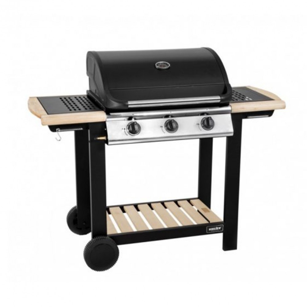 Garden gas barbecue Firewood 3 Hecht