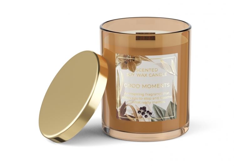 Scented candle Premium, soy wax Good Moments 220 g