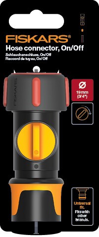 Hose connector, Be/Ki 19 mm (3/4") Fiskars