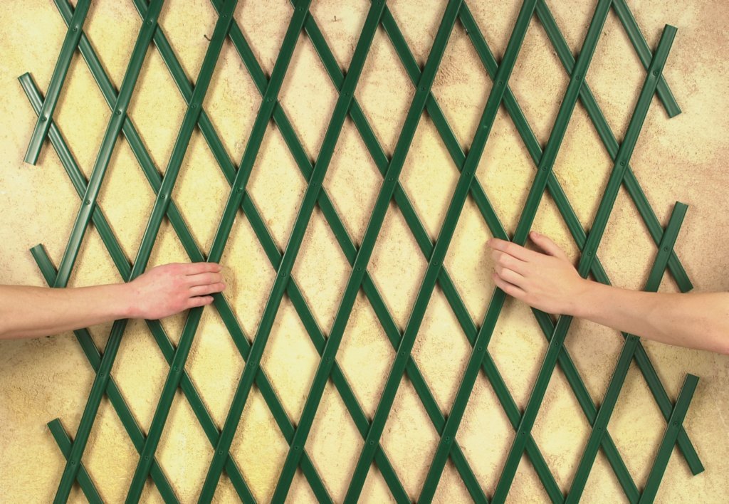 Plastic apiary grid "Trellis" green 1x3 m