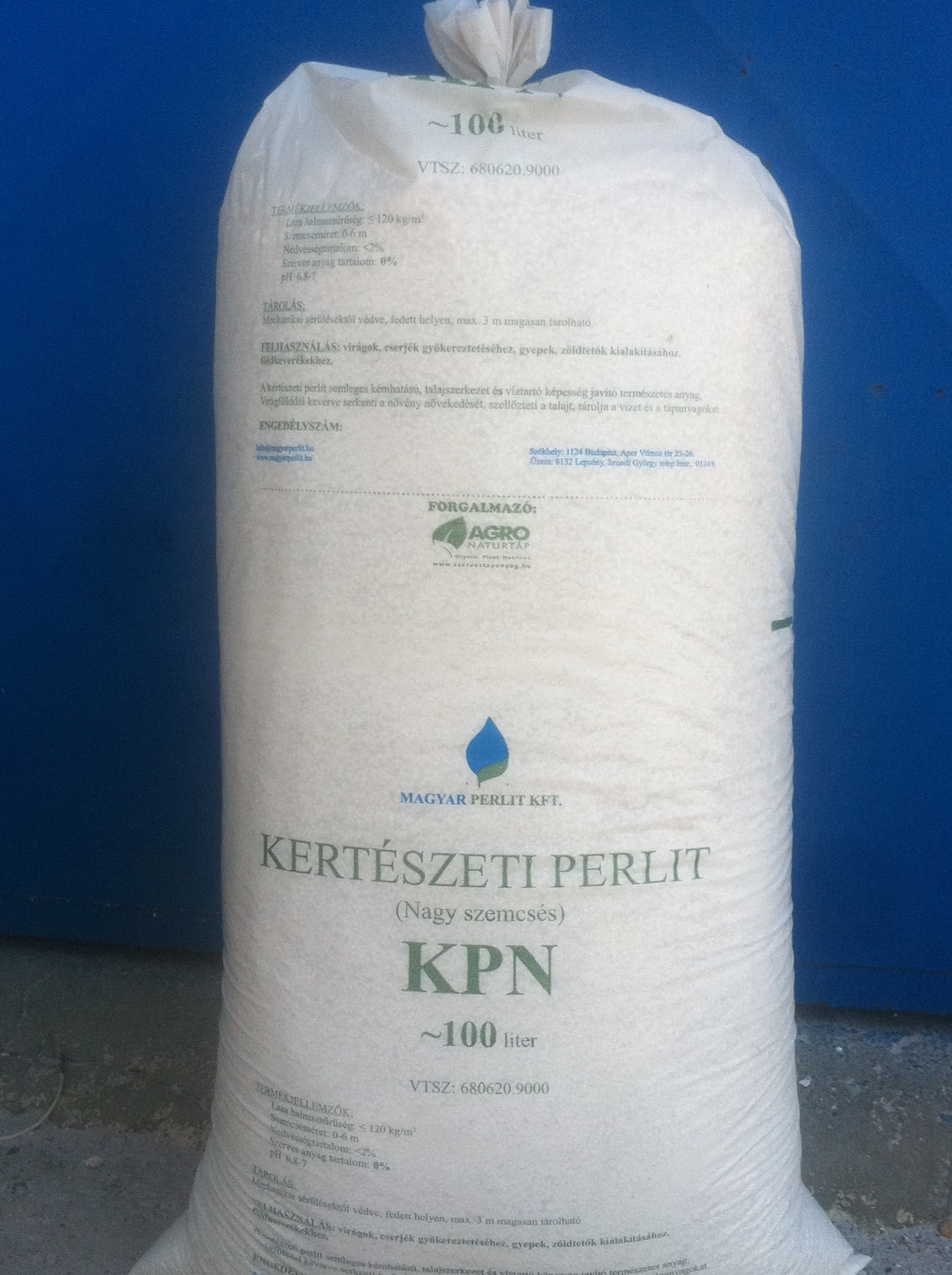 Horticultural Perlite Hungarian large 100 l